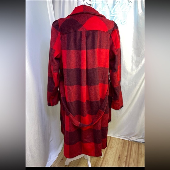 G by Giuliana Black Label Plaid Wool Blend Trench Coat • Sz.1X • LIKE NEW • - Picture 8 of 12